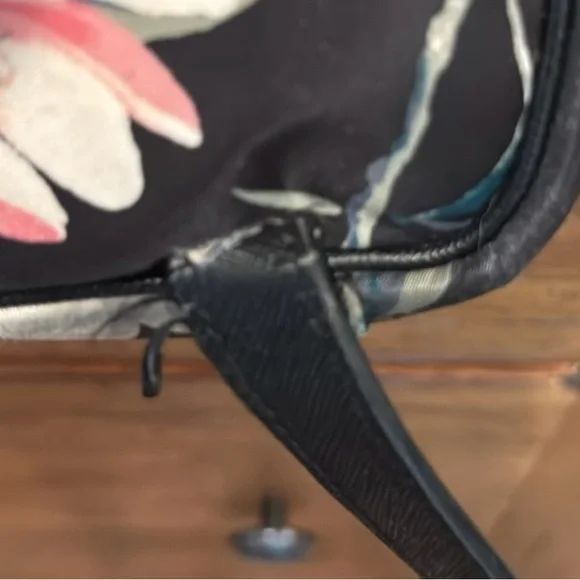 Kate Spade Black Floral Backpack - Picture 6 of 9